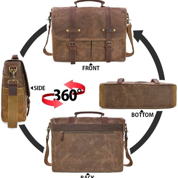 NWT Newhey 15.6" satchel shoulder bag - Picture 3 of 8